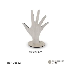 Exhibidor Madera MDF para anillo mano 10x23cm / x unidad / Ref-08882 / Ref-08882