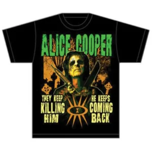 Band Shirts Alice Cooper Graveyard T-Shirt Black