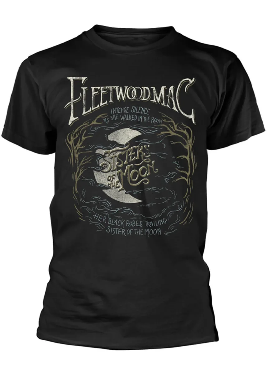 Band Shirts Fleetwood Mac Sisters Of The Moon T-Shirt in Black - Imagen 2