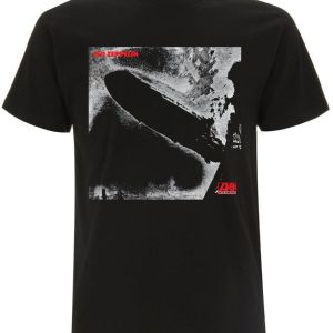 Band Shirts Led Zeppelin Remastered Cover T-Shirt Black