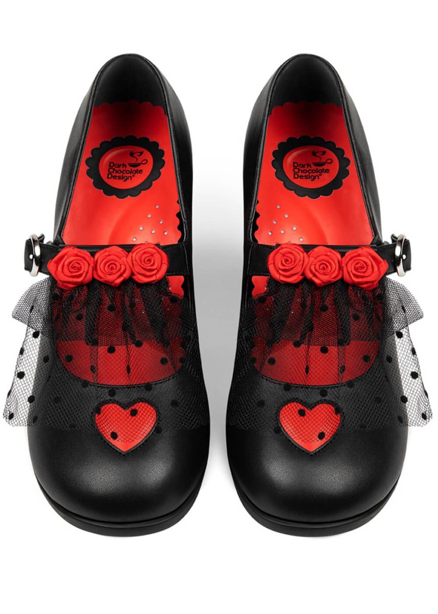 Hot Chocolate Design Melancholy Pumps Black - Imagen 5