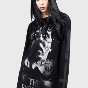 Killstar x Exorcist I'm Not Regan Long Sleeved Top Black