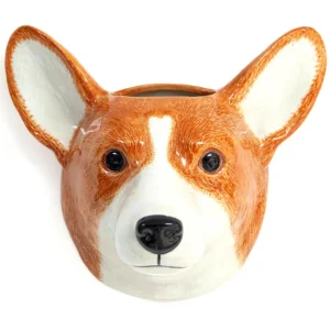 Succubus Home Animal Corgi Dog Wall Vase